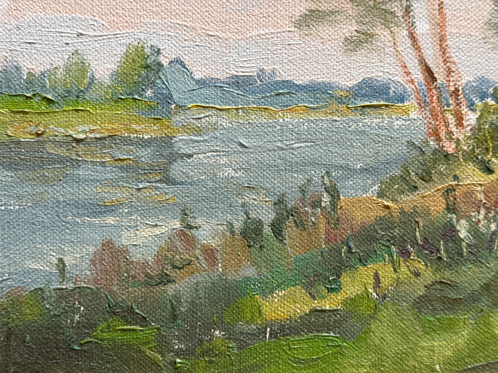 Oil painting with frame Summer entertainment K. Leonid - 7