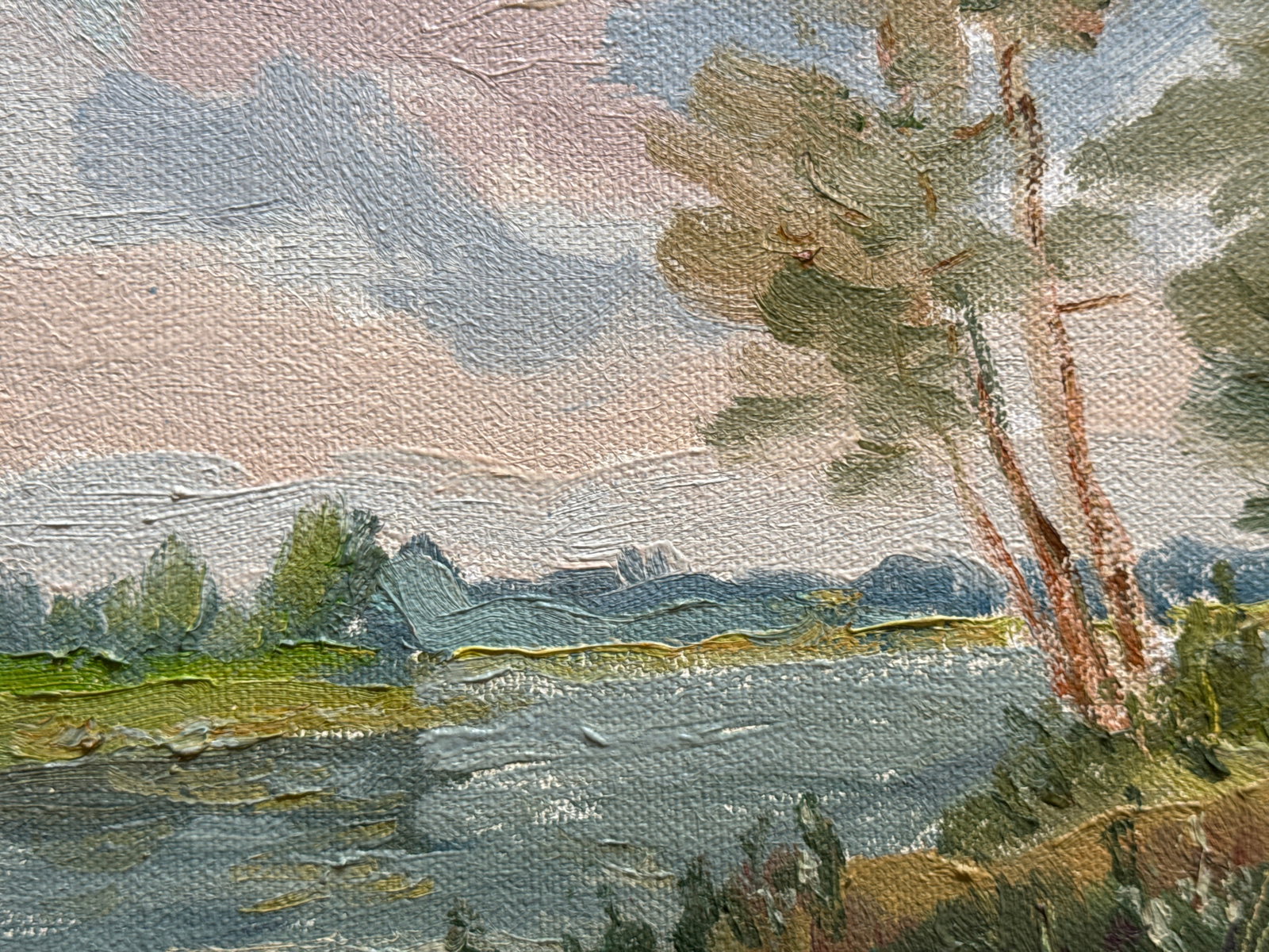 Oil painting with frame Summer entertainment K. Leonid - 8