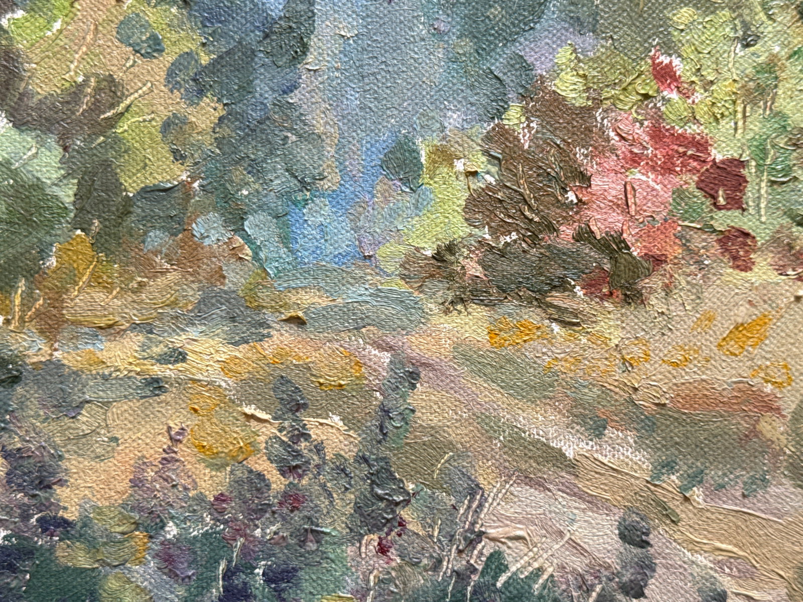 Oil painting with frame Summer heat K. Leonid - 6