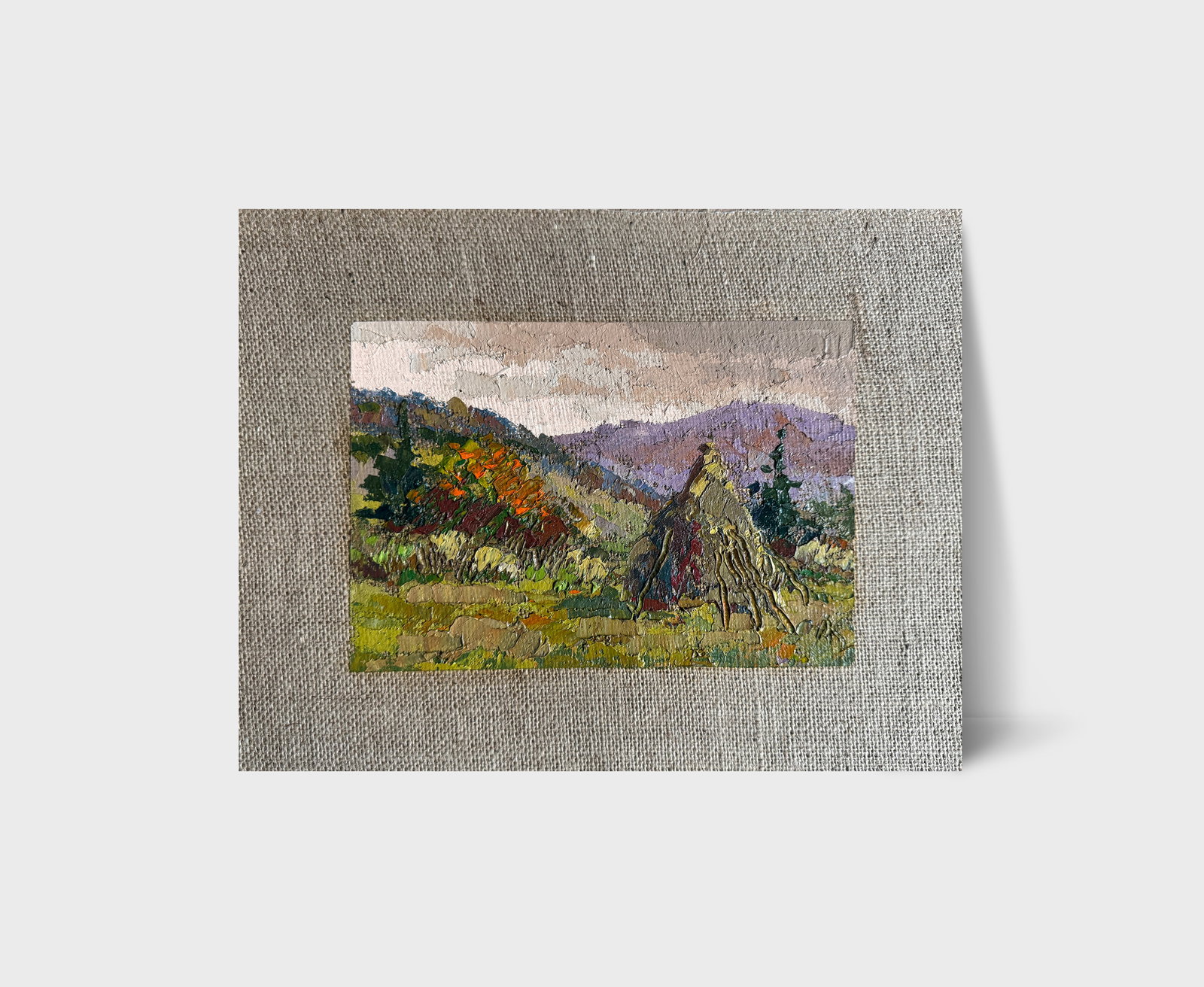 Oil painting Carpathian landscape K. Leonid - 7