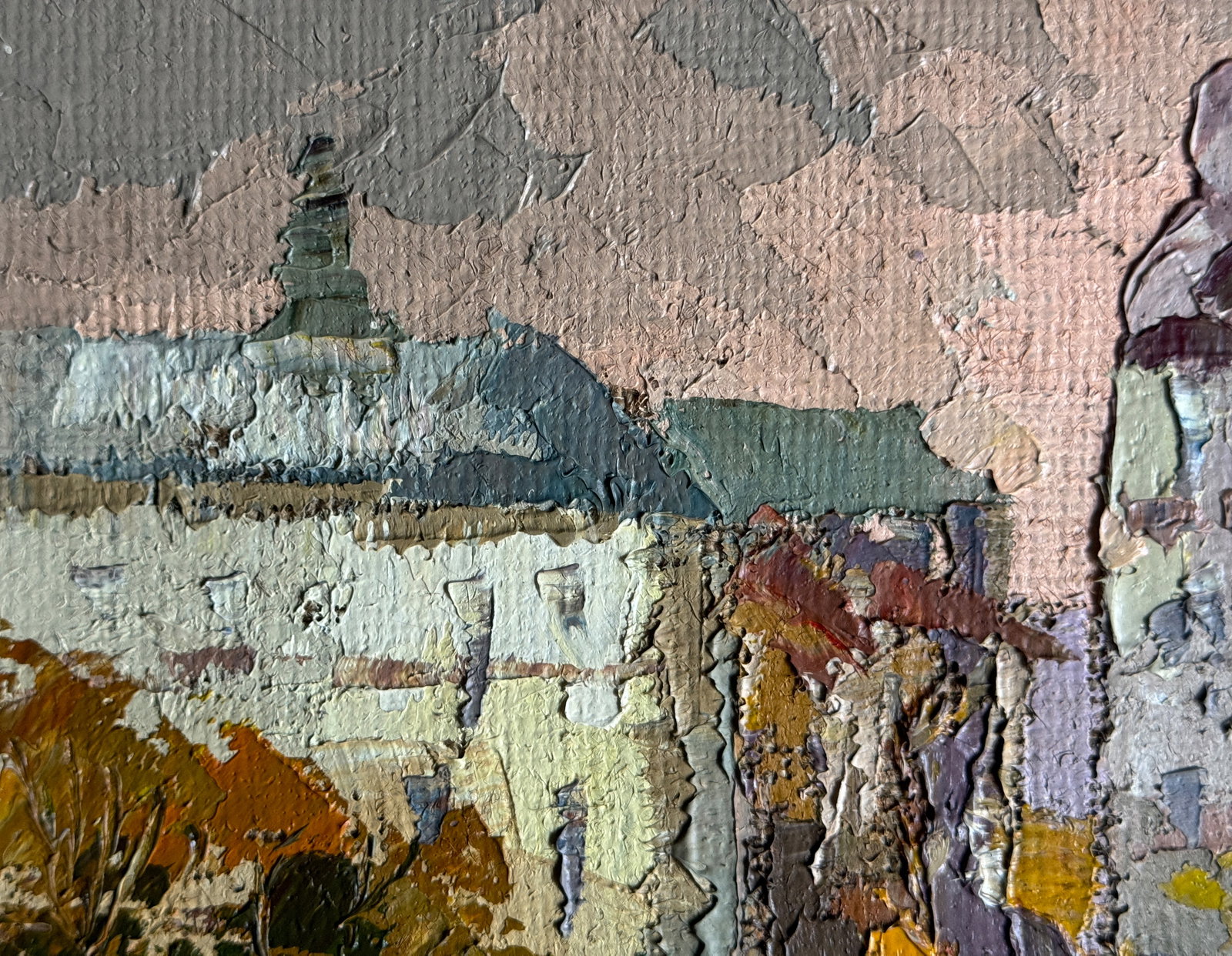 Oil painting square in lviv K. Leonid - 2