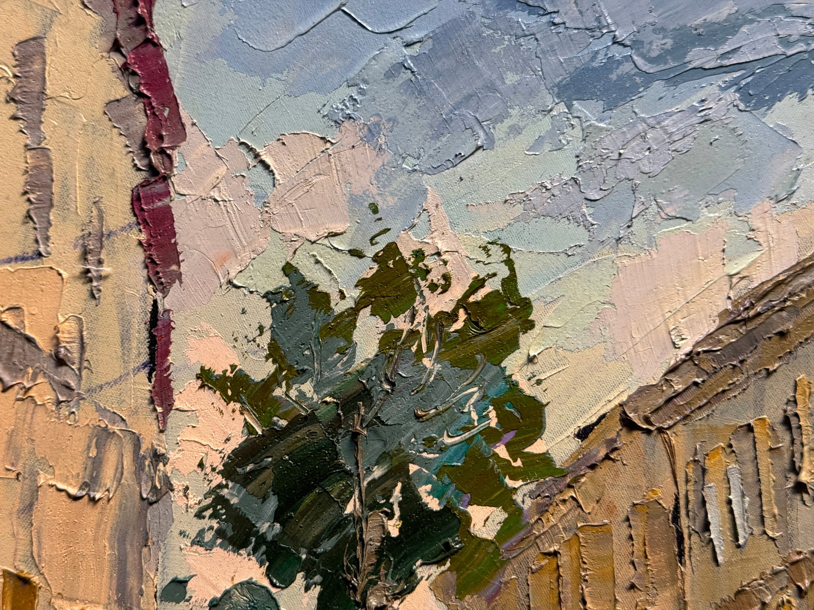 Oil painting with frame Ivan Franko National University of Lviv K. Leonid - 2