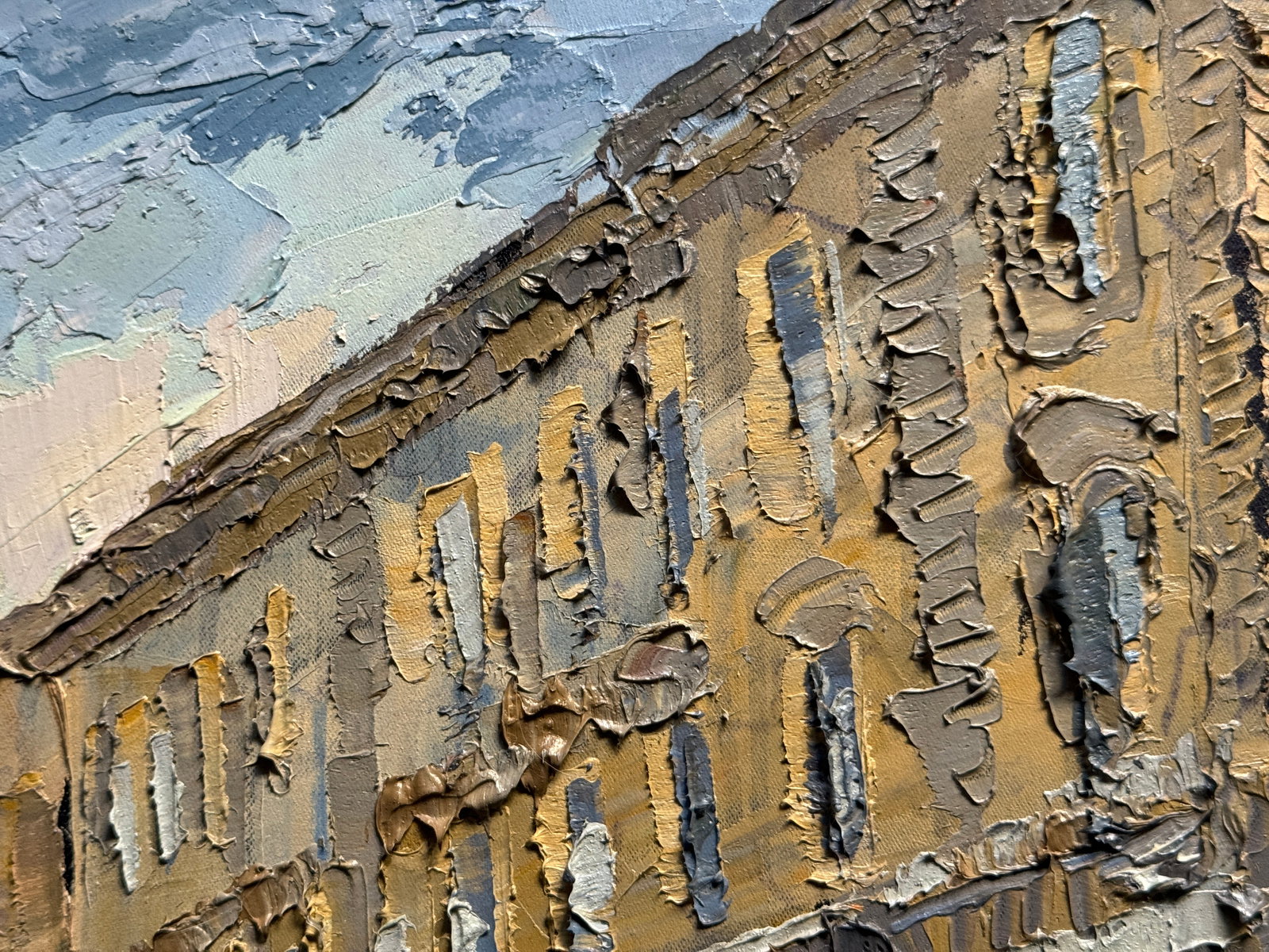 Oil painting with frame Ivan Franko National University of Lviv K. Leonid - 3