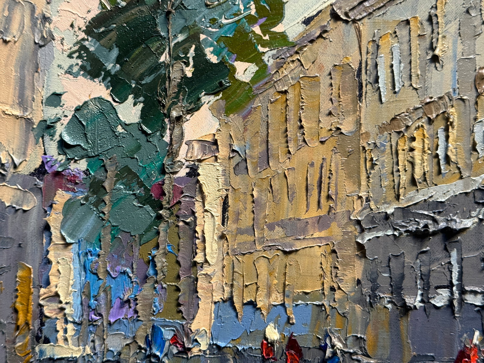 Oil painting with frame Ivan Franko National University of Lviv K. Leonid - 7