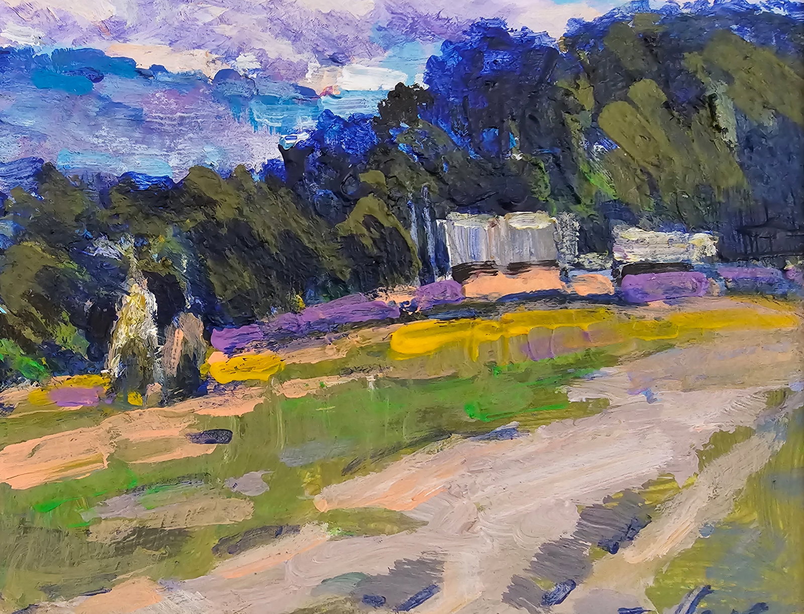 Acrylic painting Carpathian landscape Vyacheslav Petrovich Babac - 9