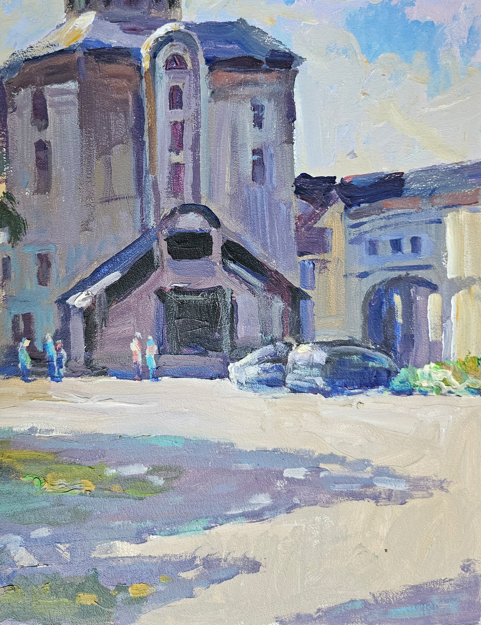 Acrylic painting Joseph's Church Vyacheslav Petrovich Babac - 6