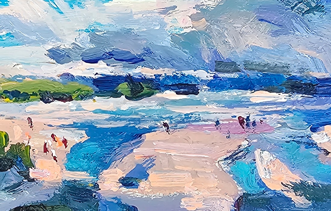 Acrylic painting will be a thunderstorm today Vyacheslav Petrovich Babac - 7