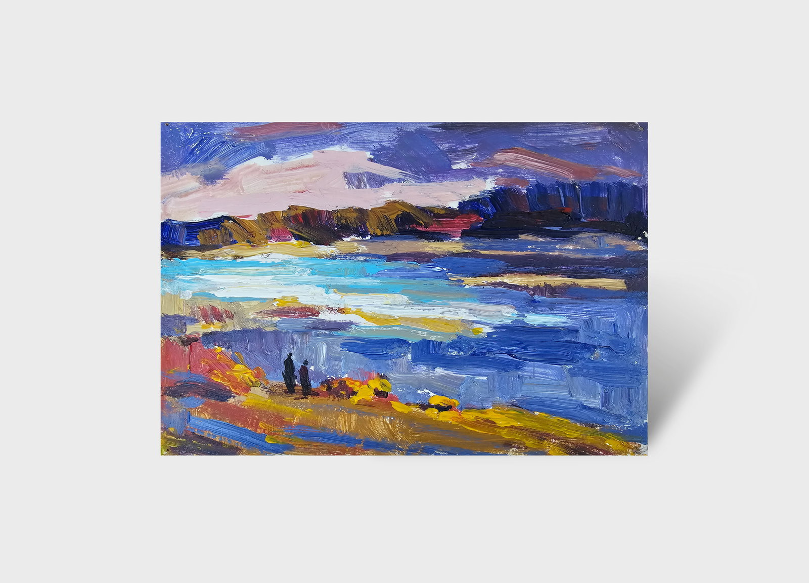 Acrylic painting will be a thunderstorm Vyacheslav Petrovich Babac - 10