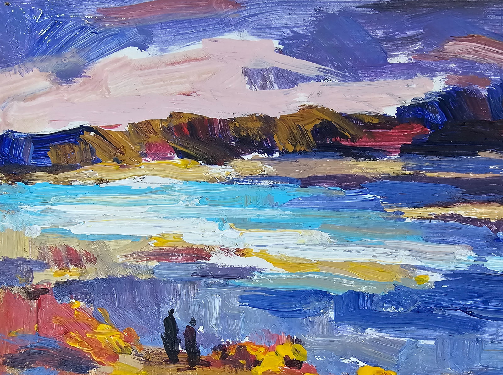 Acrylic painting will be a thunderstorm Vyacheslav Petrovich Babac - 3