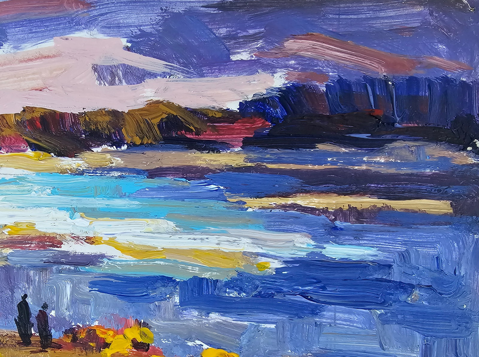 Acrylic painting will be a thunderstorm Vyacheslav Petrovich Babac - 4