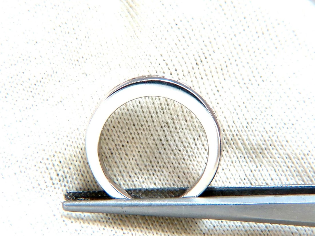 .74ct Natural Princess Cut Diamonds Channel Band 14kt Gold Ring** - 3