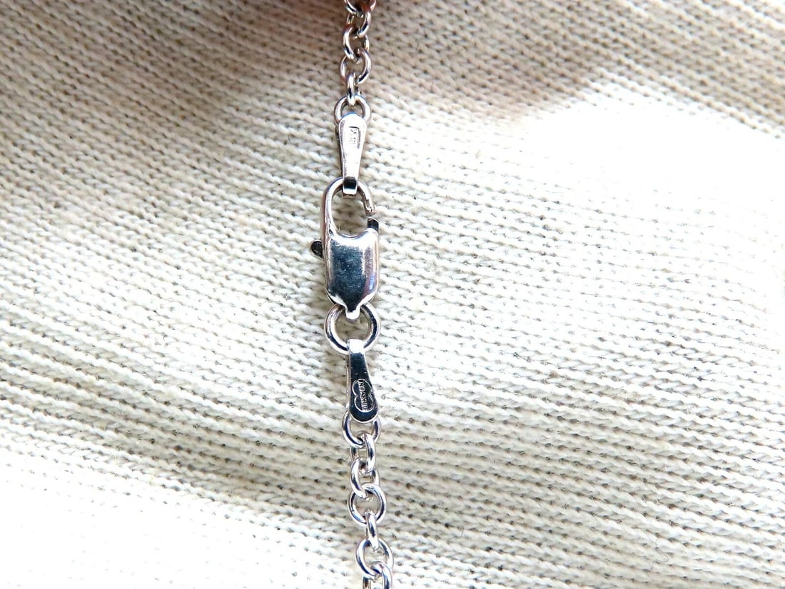 5.73ct Natural Ruby Fancy Color Yellow Green Diamond Cross 14 Karat ** - 2