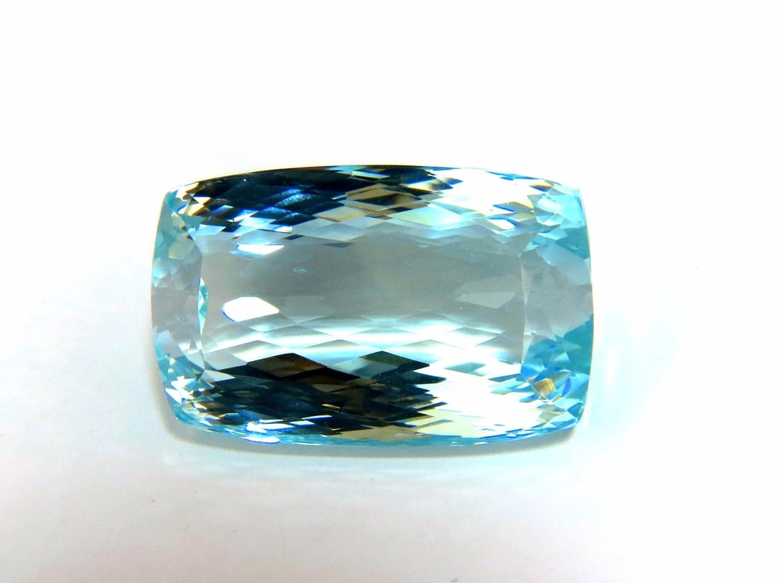 GIA Certified 157.55ct Natural Aqua Blue Cushion Cut Aquamarine Magnificent+ - 2