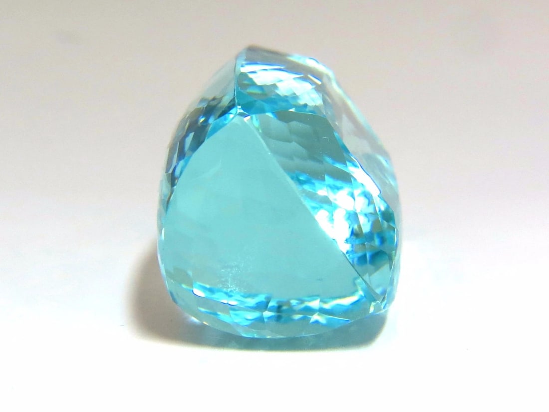 GIA Certified 157.55ct Natural Aqua Blue Cushion Cut Aquamarine Magnificent+ - 3