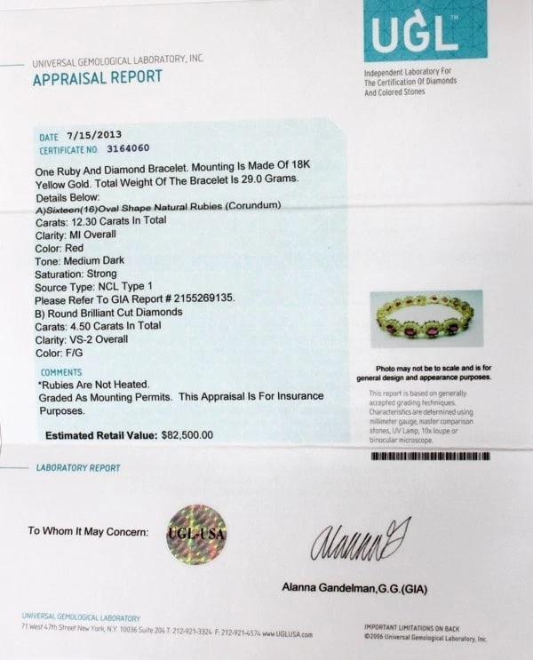 GIA Certified 67.20ct No Heat Ruby Diamond Necklace Bracelet Earrings ** - 6