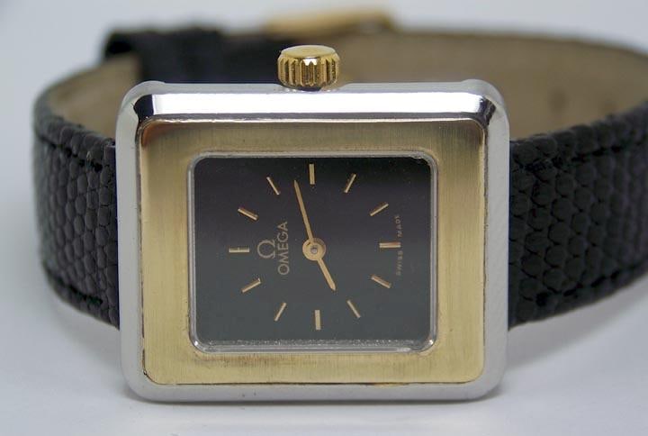 Ladies S/Steel & 14k OMEGA De VILLE Winding Watch 1970s Cal 625* SERVICED* EXLNT: Ladies S/Steel & 14k OMEGA De VILLE Winding Watch 1970s Cal 625* SERVICED* EXLNT