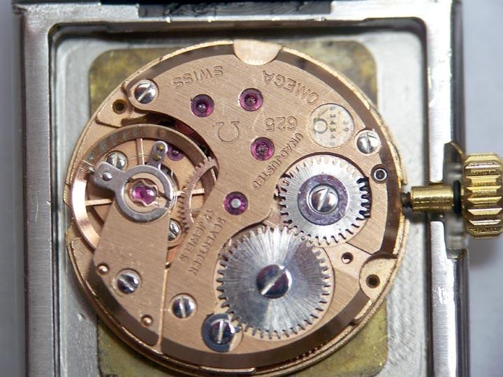 Ladies S/Steel & 14k OMEGA De VILLE Winding Watch 1970s Cal 625* SERVICED* EXLNT - 9