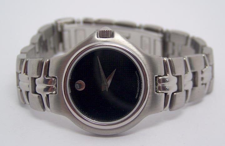 S/Steel MOVADO OLYMPIAN Ladies Quartz watch 84.A1.827.2 * EXLNT Condition - 2