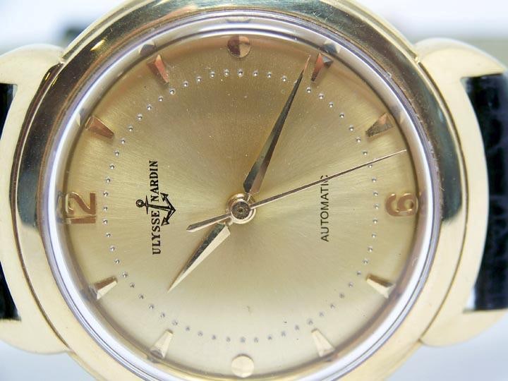Solid 18k ULYSSE NARDIN Automatic Watch c.1960s in EXLNT Condition* SERVICED - 3