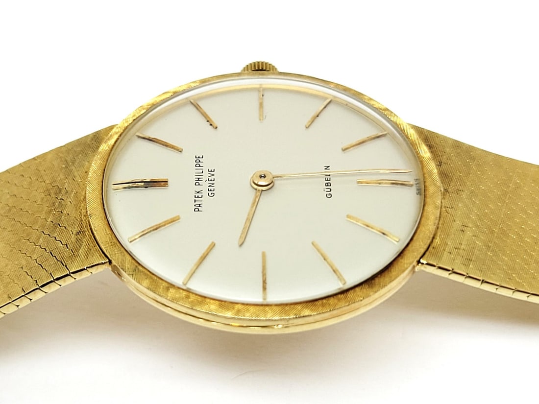 Vintage 18k Yellow Gold PATEK PHILIPPE Calatrava Winding Watch 3426.3* RARE - 10