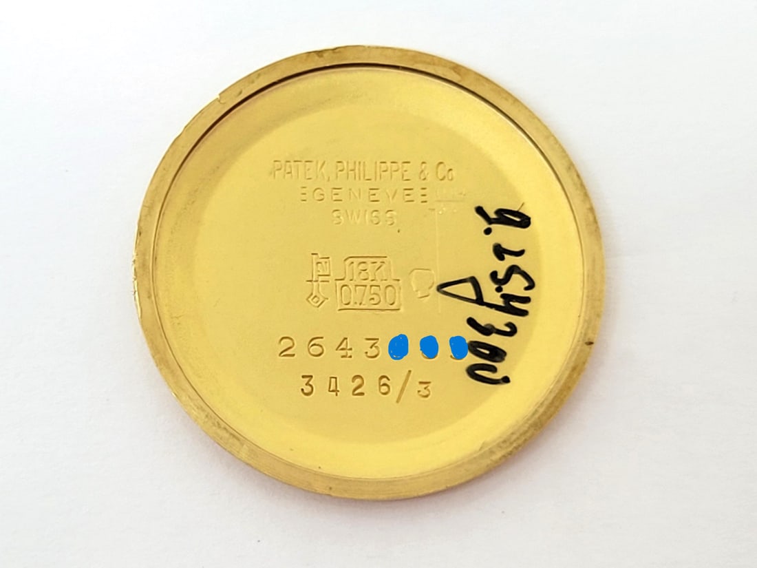Vintage 18k Yellow Gold PATEK PHILIPPE Calatrava Winding Watch 3426.3* RARE - 12