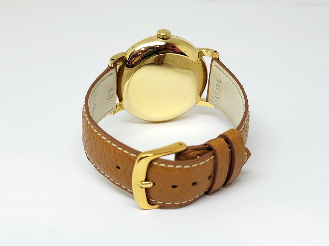 Vintage 18k Yellow Gold IWC SHAFFHAUSEN Automatic Watch 1950s Cal C.85* EXLNT - 4