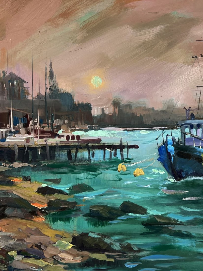 Oil painting Sunset over Venice Yuriy Suprunchuk - 6