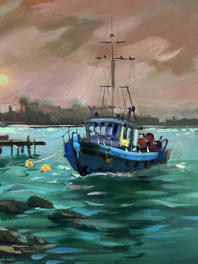 Oil painting Sunset over Venice Yuriy Suprunchuk - 9