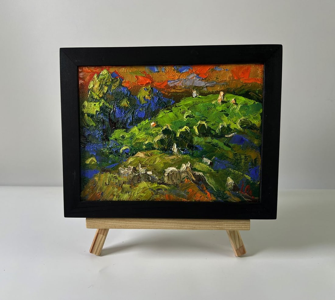 Oil painting Summer forest zone Oleksiy Ivanyuk (1 of 8)