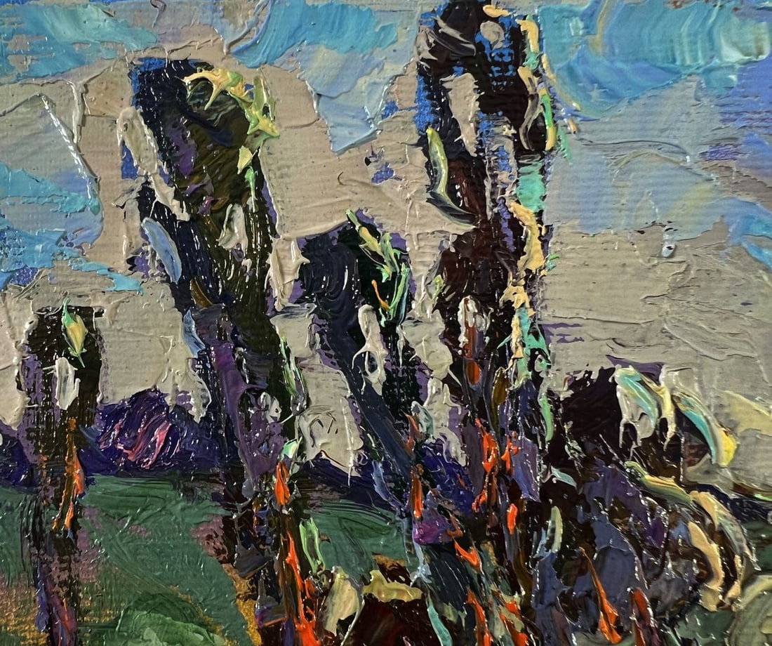 Oil painting Moonlight night Oksana Ivanyuk - 7