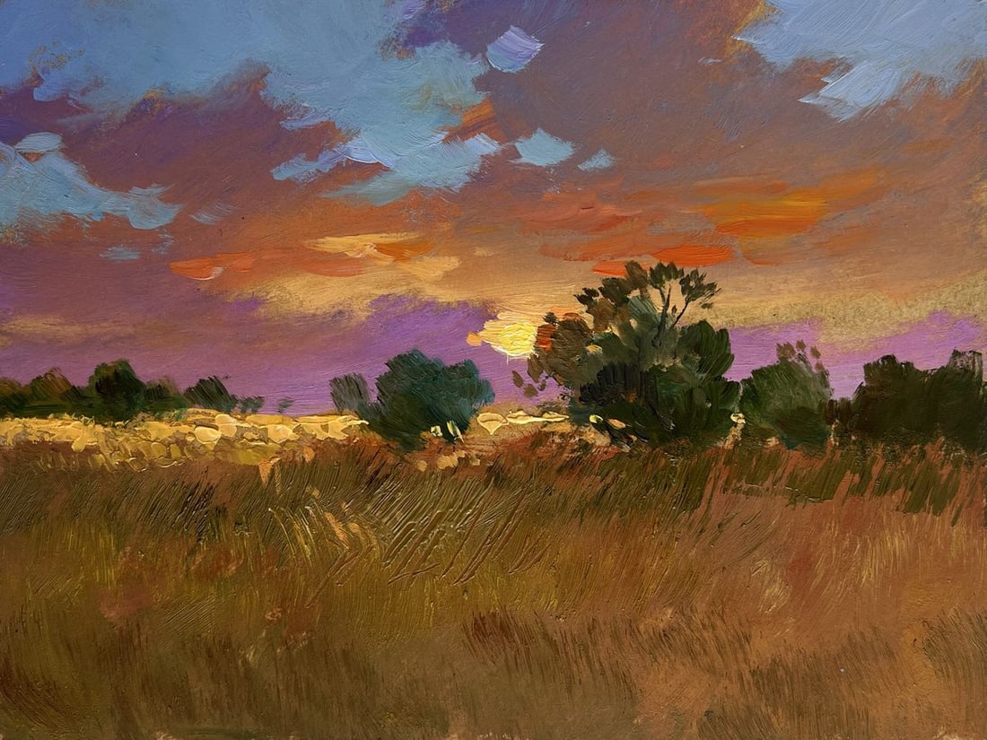 Oil painting Gold of the passing day Yuriy Suprunchuk - 3