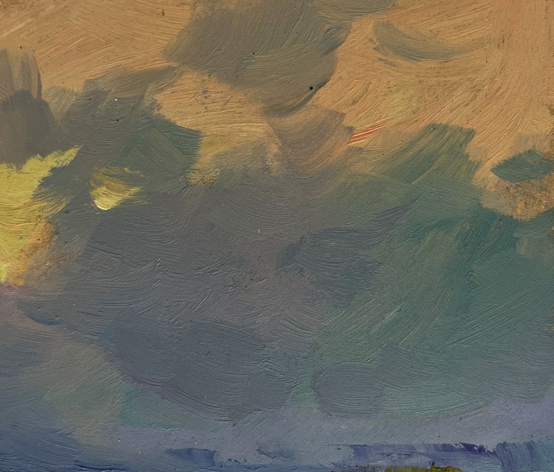 Oil painting The sun says goodbye to the horizon Yuriy Suprunchuk - 5