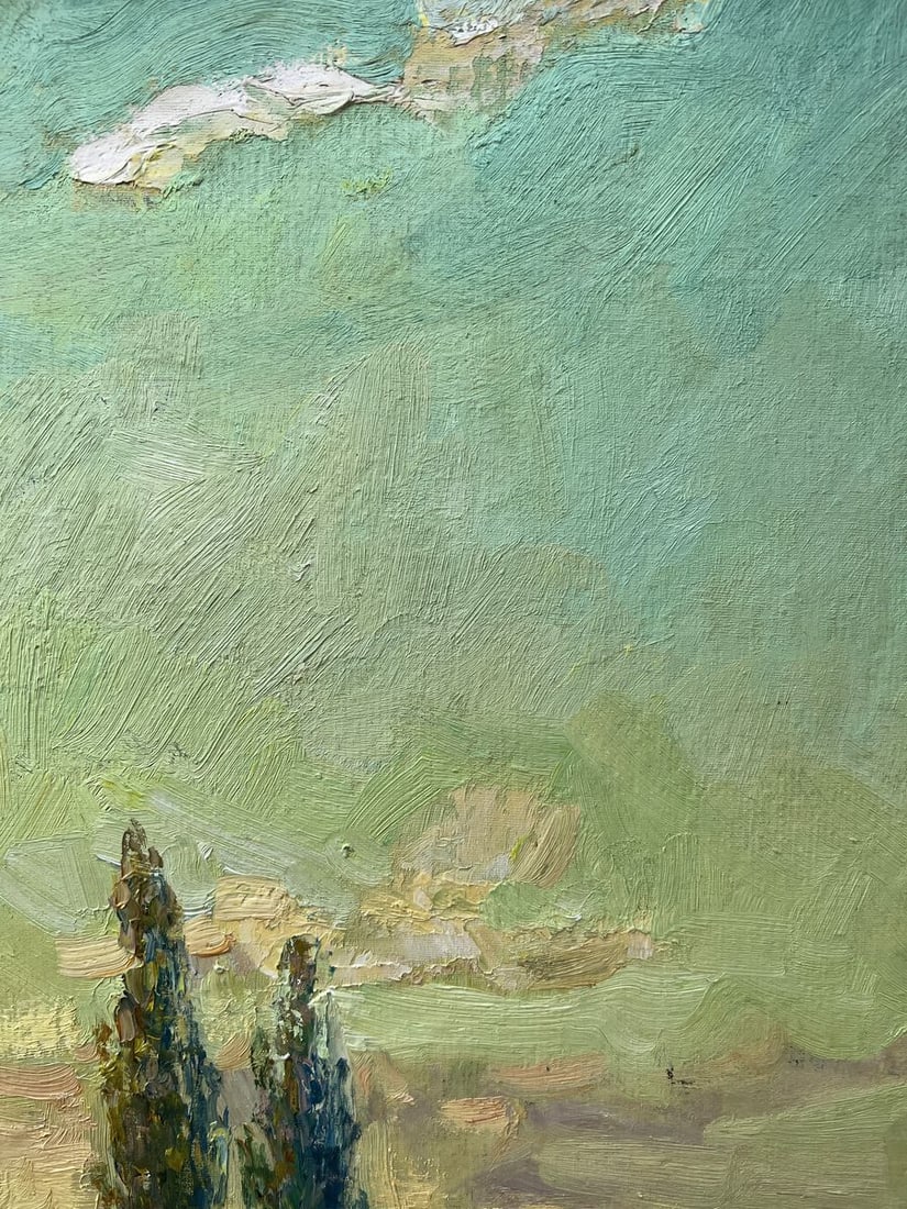 Oil painting The evening came V. Mishurovsky - 9