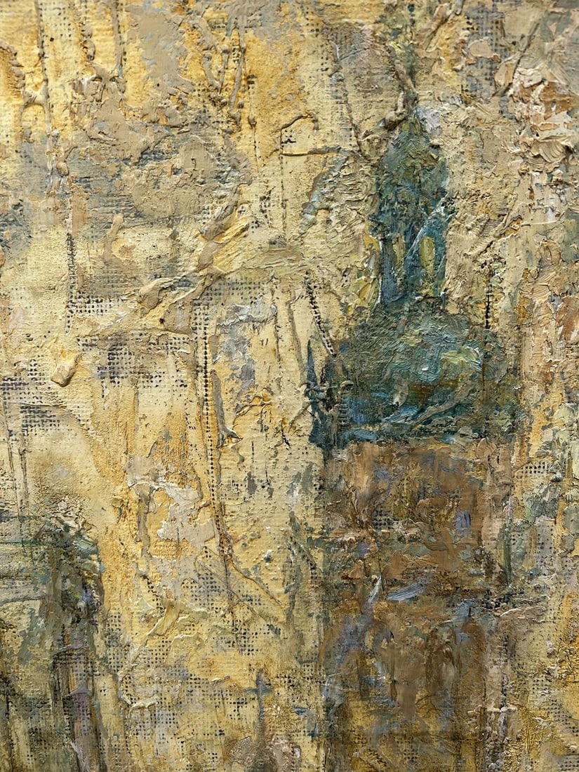 Oil painting The old Town V. Mishurovsky - 5