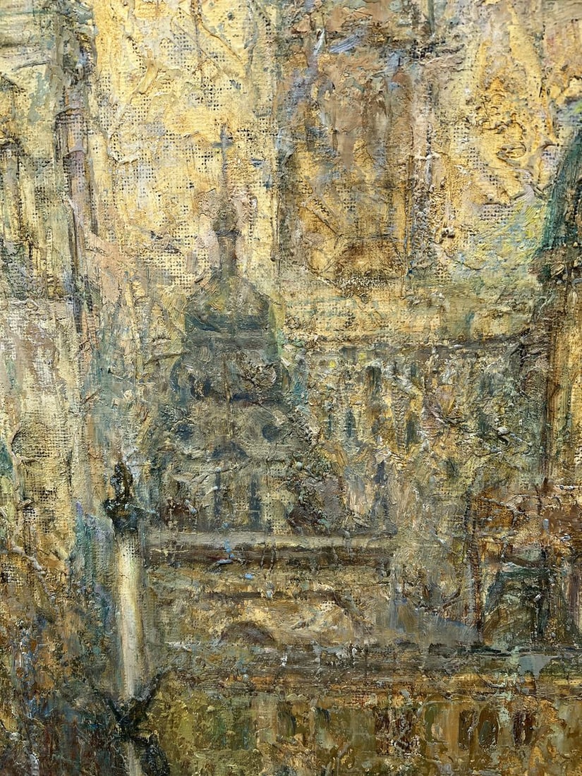 Oil painting The old Town V. Mishurovsky - 6