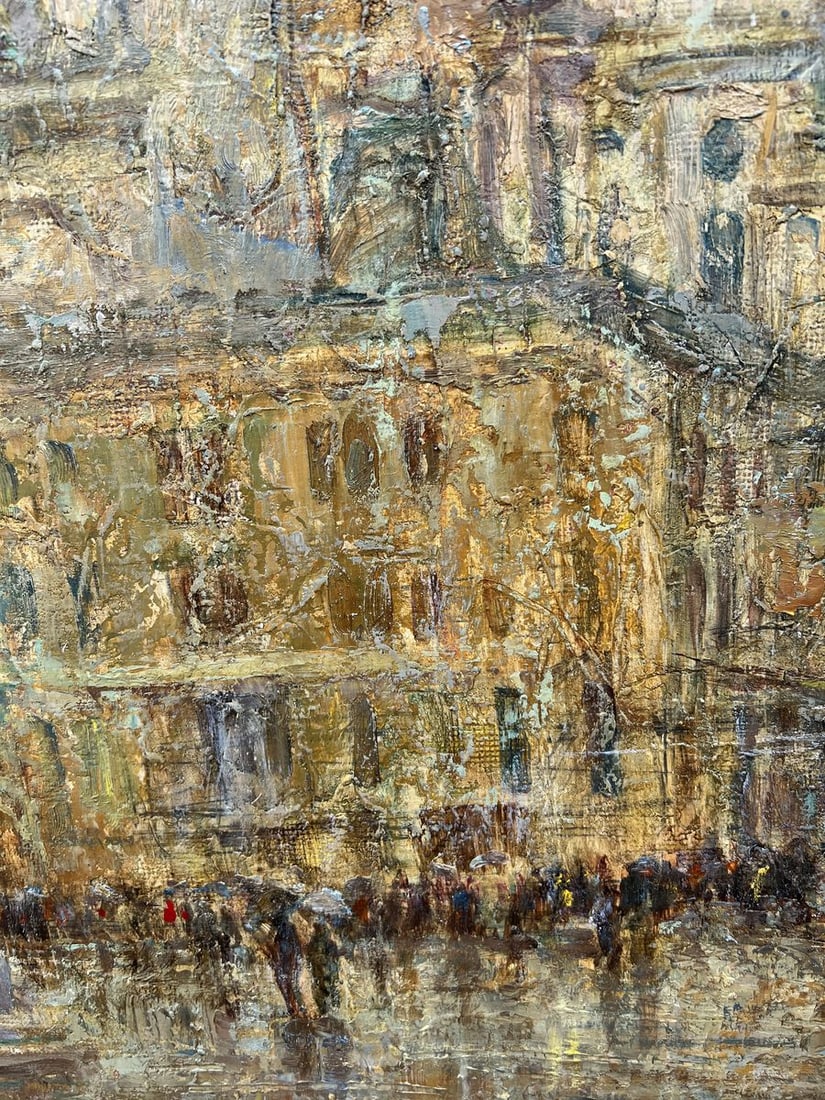 Oil painting The old Town V. Mishurovsky - 7