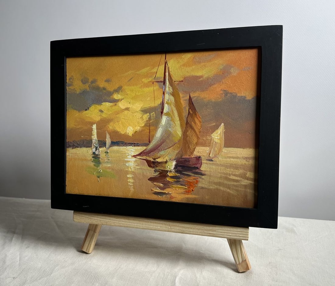 Oil painting In the evening at sea Yuriy Suprunchuk - 2