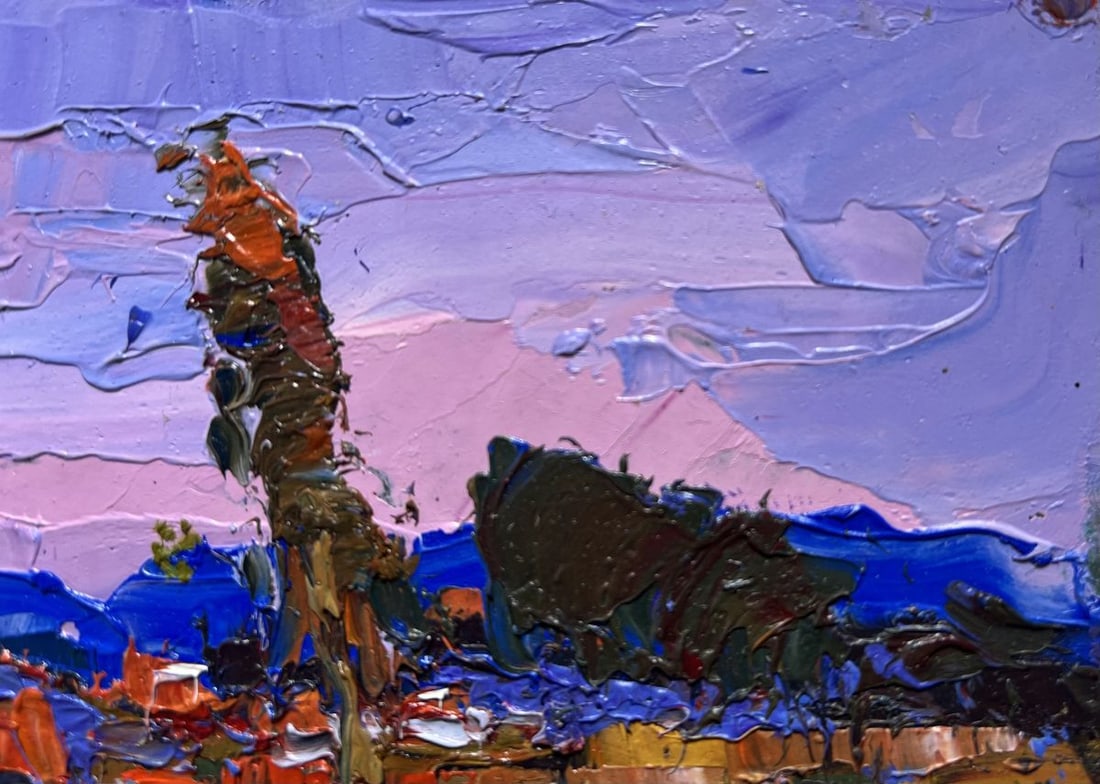 Oil painting Swimming on the lake Oksana Kalenyuk - 6