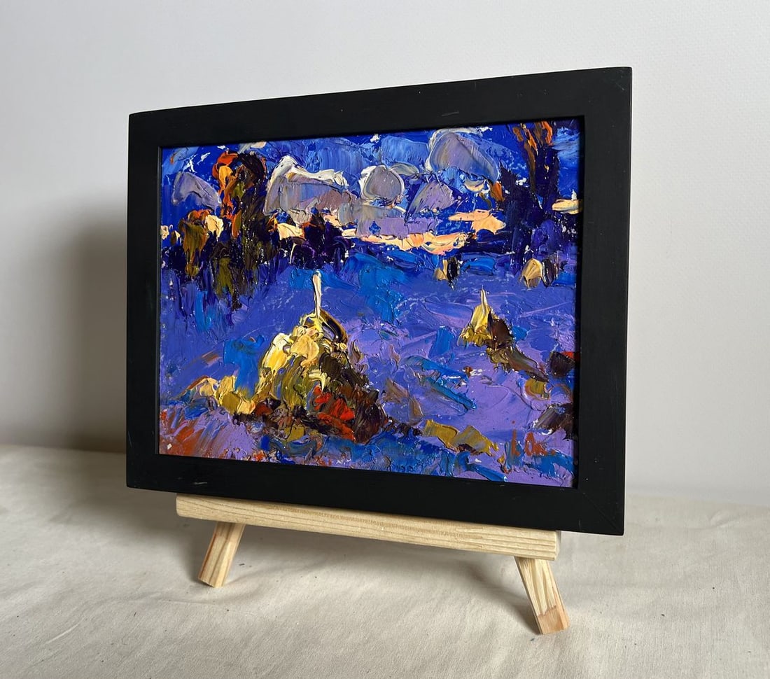 Oil painting The last rays of the sun Alex Kalenyuk - 2