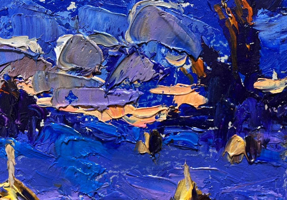 Oil painting The last rays of the sun Alex Kalenyuk - 6