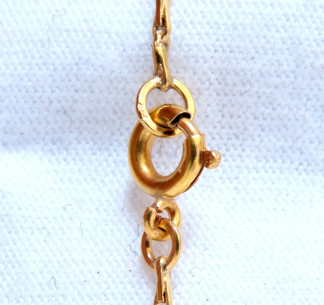 20ct Natural Round Amethyst Vintage Pendant 18kt** - 6