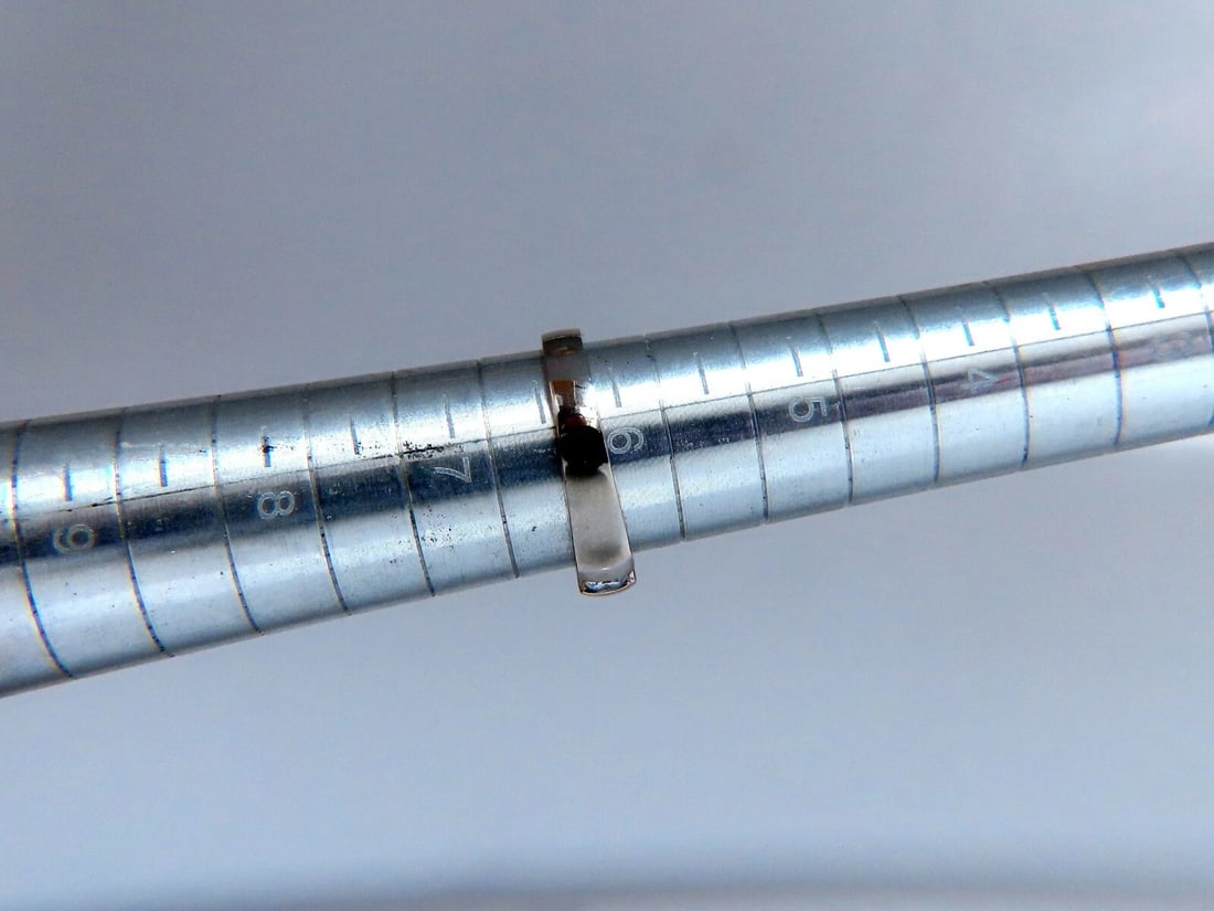 .75ct Natural Round Diamonds Channel Bar Ring 14kt** - 5