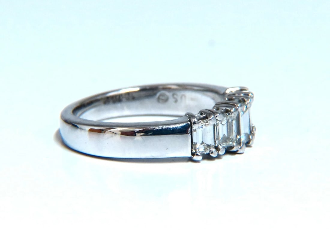 1ct Natural Diamond Baguette Ring 14kt H/Vs** - 2