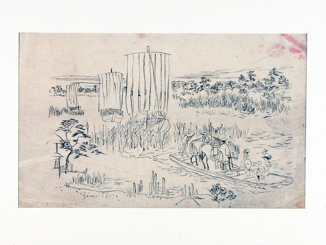 UTAGAWA (Hiroshige) school: Misc. landscape subjects - 2