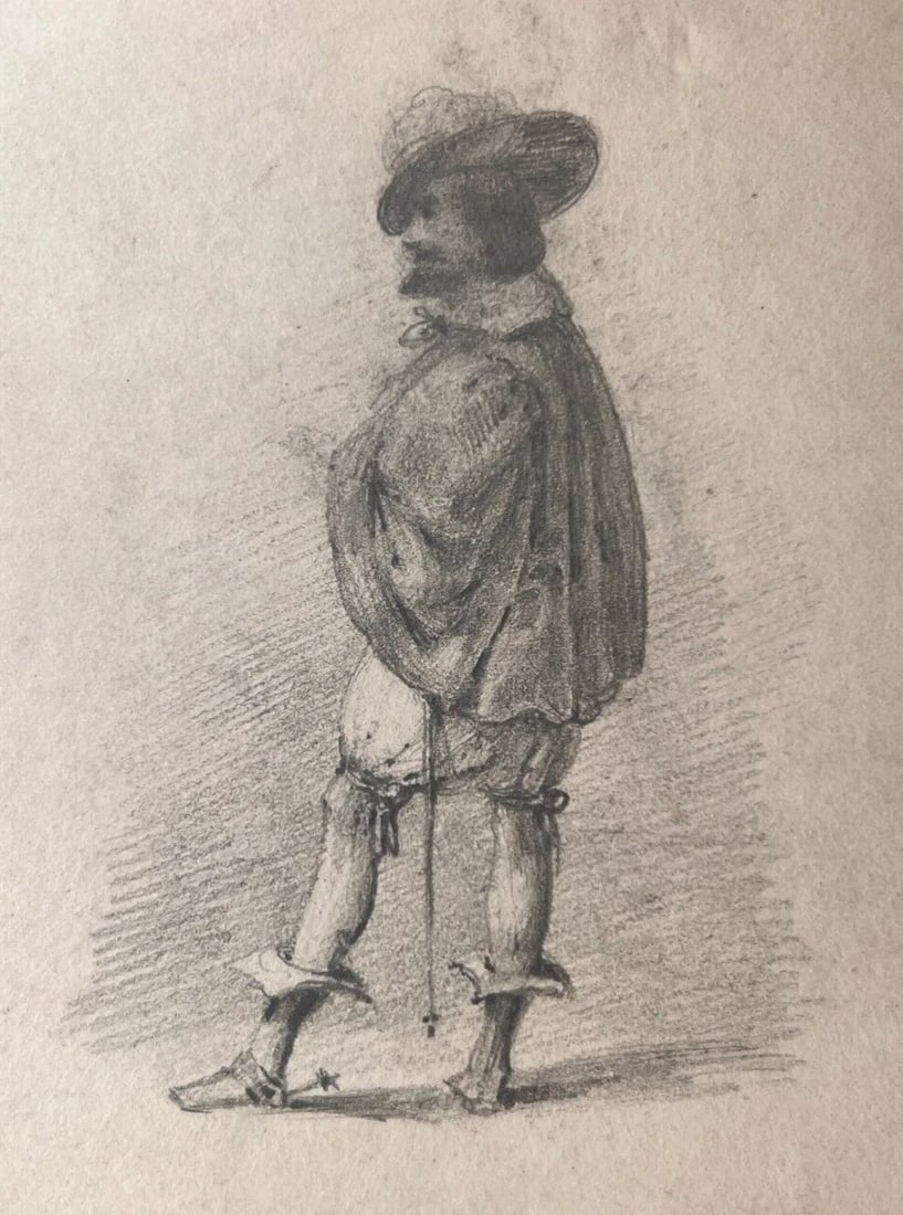 Antique Drawing Original Military Man Portrait 19th century: Title: Antique Drawing Original Military Man Portrait 19th century Description: Pencil on paper 12.5 x 11.5 cm stains, small cuts Reserve: $80.00 Shipping: Domestic: Flat-rate of $25.00 to anywhere