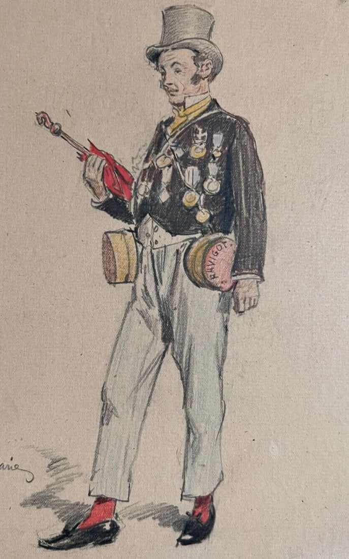 Antique Original Drawing Musician Man Portait, Violon 19th century signed: Title: Antique Original Drawing Musician Man Portait, Violon 19th century signedDescription: Watercolor/pencil on paper 38 x 29 cm laminated to cardboard Reserve: $200.00 Shipping:Domestic: