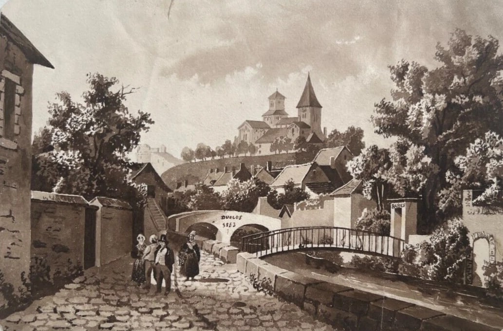 Antique Original Ink Drawing Village, Cityiew, People Houses, Landscape signed: Title: Antique Original Ink Drawing Village, Cityiew, People Houses, Landscape signed Description: Pencil on paper 18 x 12.5 cm stick to paper Reserve: $120.00 Shipping: Domestic: Flat-rate of $25.00