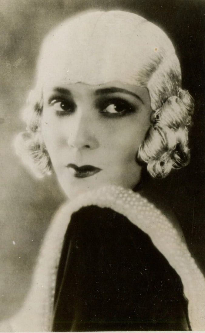 Woman Dolores del Rio Portrait - Vintage Photography Original - 2