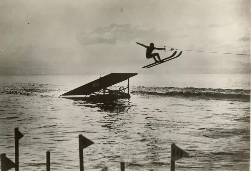 1950 Sport Water Ski Championships - Vintage Photography Original - 4