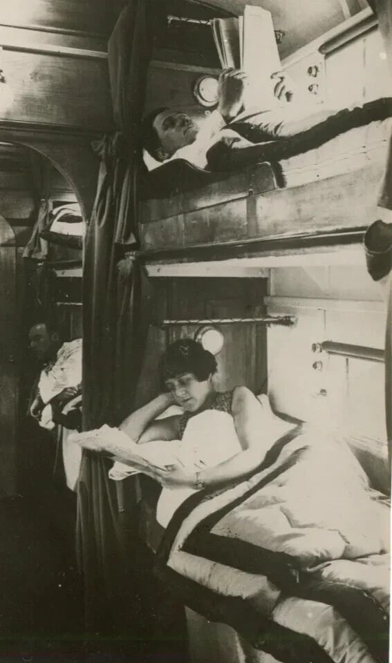 Vintage Photography Original Sleeping in the Train Photographs 1920': Title: Vintage Photography Original Sleeping in the Train Photographs 1920' Description: Vintage Silver Gelatin photograph 18 x 13 cm / 7.08 x 5.11 inches folds Reserve: $40.00 Shipping: Domestic: